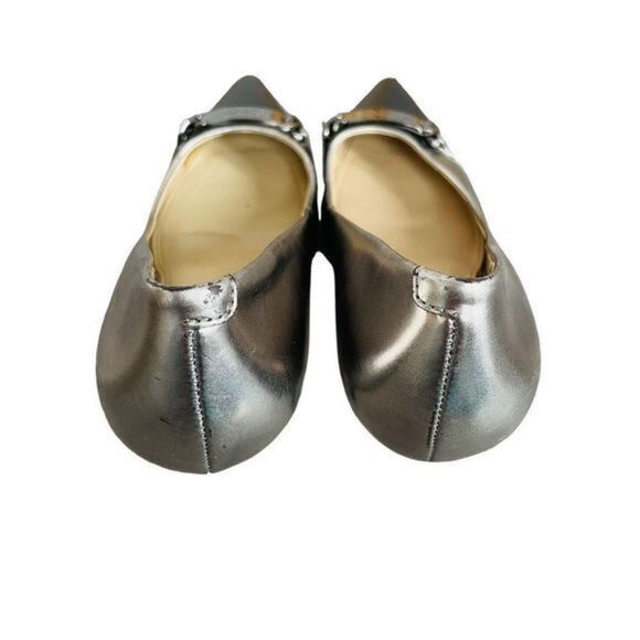 COACH Bowery Gunmetal Pointed Toe Heels - Picture 8 of 15